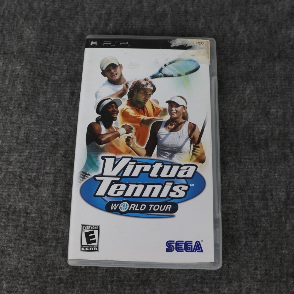 Virtua Tennis: World Tour Sony PSP Game SEGA E NTSC-U/C 2005 CIB Tennis Sports
